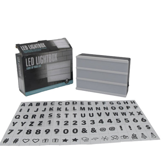 BOITE A LUMIÈRE ET LETTRES ARTISTIQUES