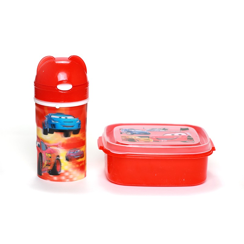 BOITE & BOUTEILLE ALIMENTAIRES EN PVC ASPECT CARS TEAM -375ML-