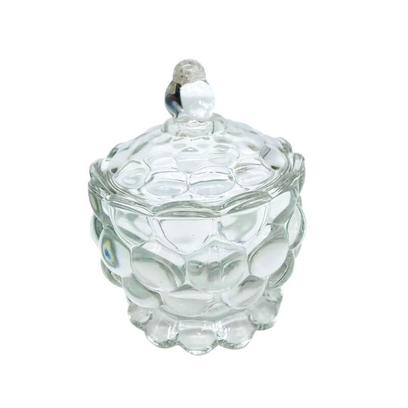 BONBONNIERE EN VERRE -8.5CM x 12CM-