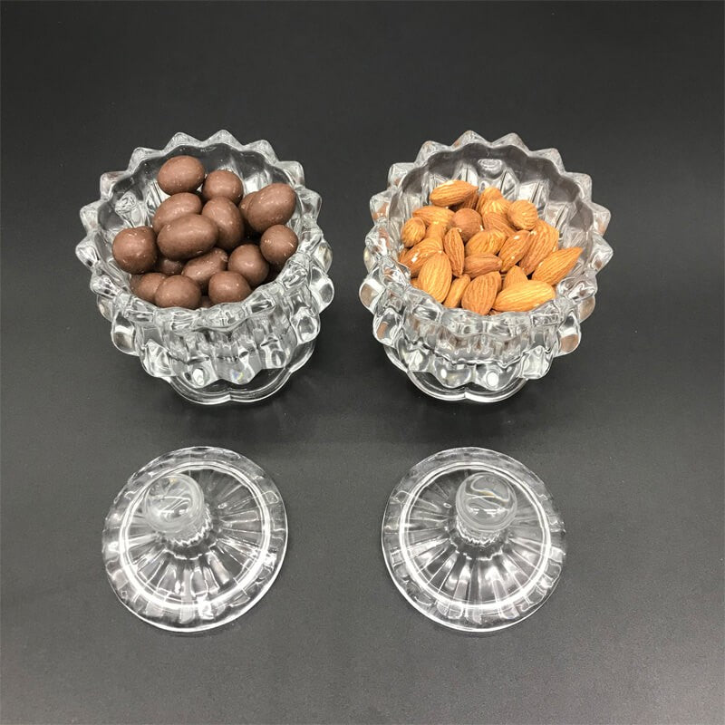 BONBONNIERE EN VERRE -8CM x 12CM-