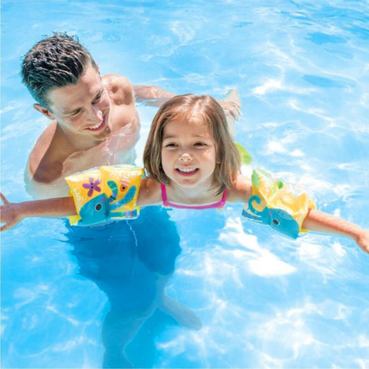 BRASSARD GONFLABLE INTEX MOTIF POULPE