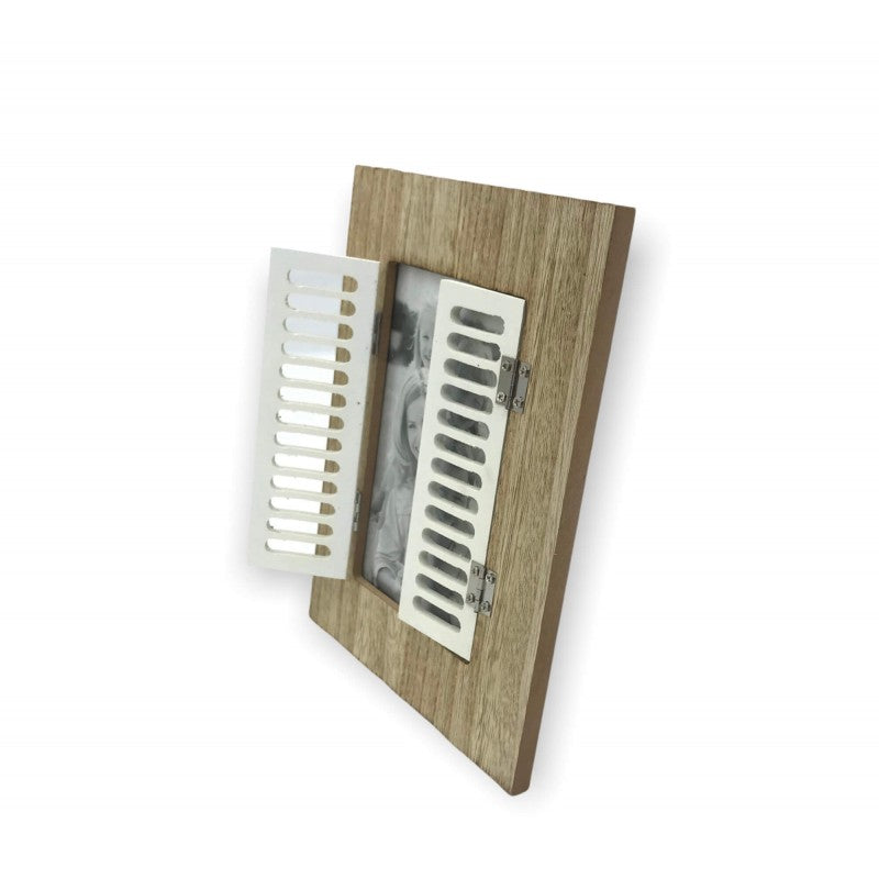 CADRE PHOTO EN BOIS AVEC FENETRE