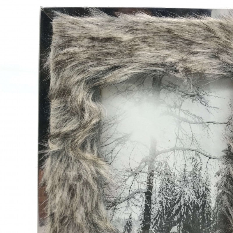 CADRE PHOTO EN FOURRURE