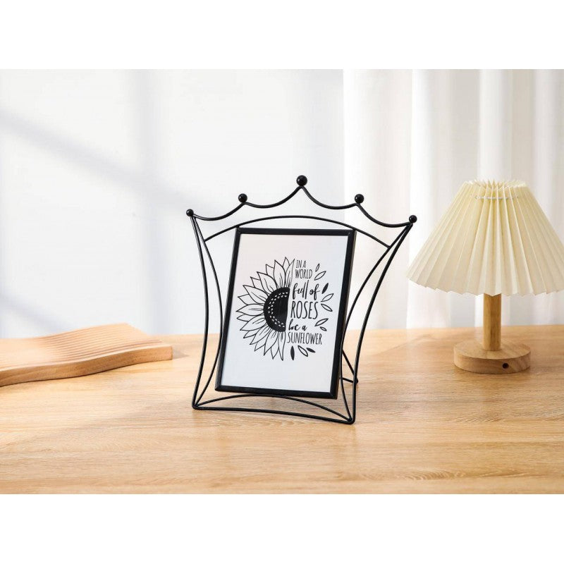 CADRE PHOTO EN METAL NOIR