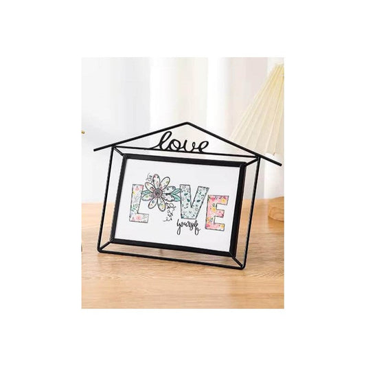 CADRE PHOTO EN METAL NOIR