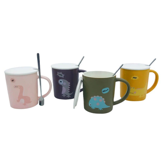 CHOPE CERAMIQUE AVEC COUVERCLE STYLE ELEGANT -450ML-