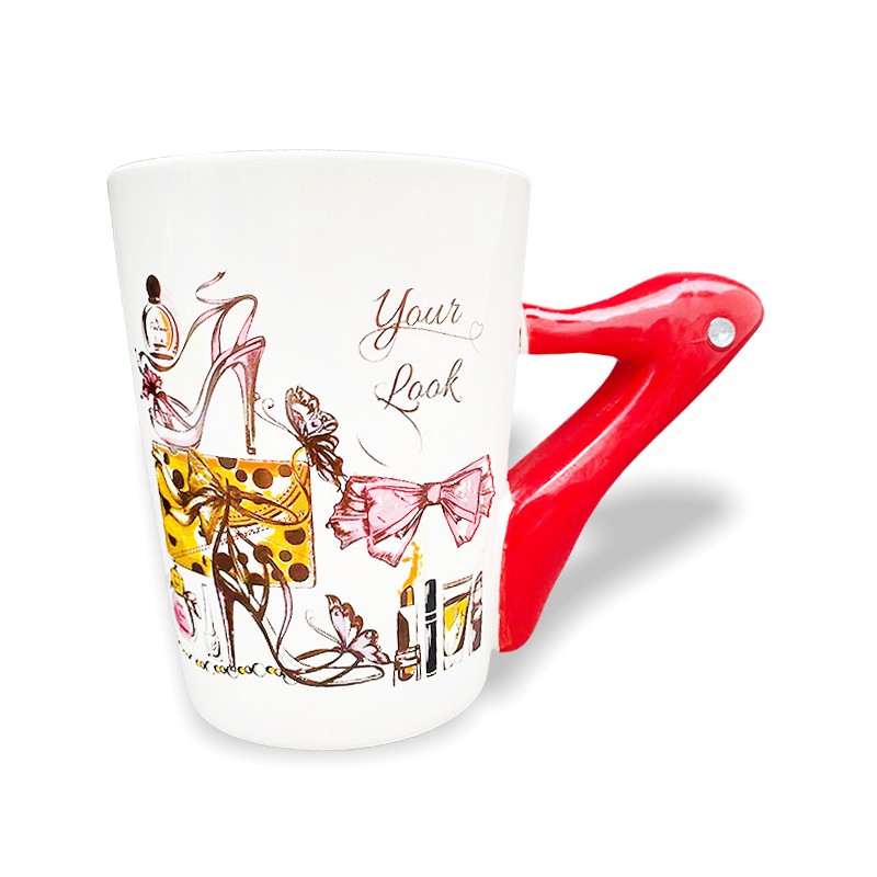 CHOPE - MUG CÉRAMIQUE 3D YOUR LOOK MOTIF CHAUSSURES A TALONS -400ML-