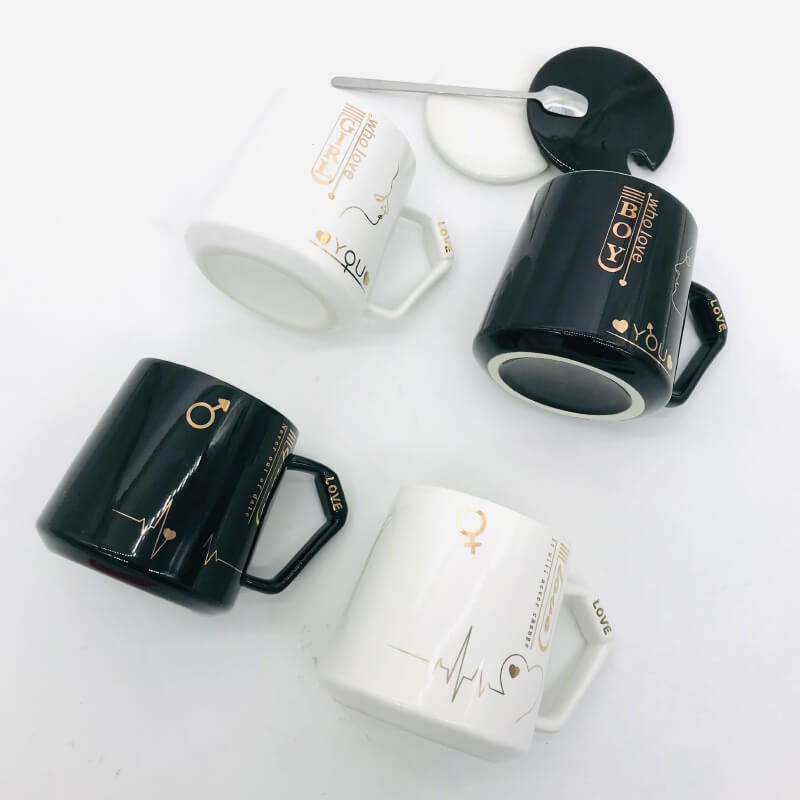 CHOPE - MUG CÉRAMIQUE AVEC COUVERCLE MIGNON -400ML-