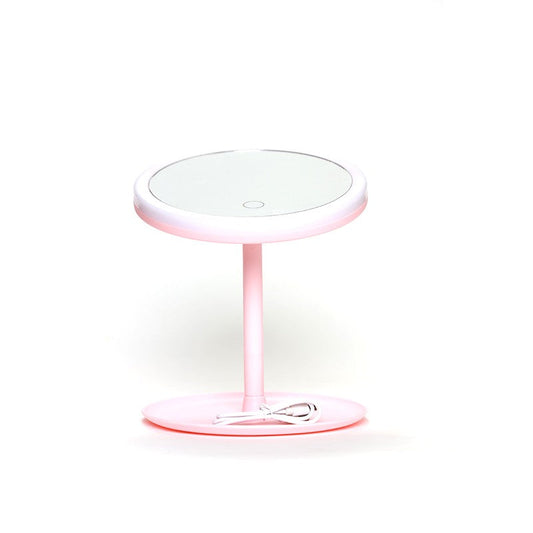 MIROIR COSMÉTIQUE EN PVC AVEC LUMIÈRE LED -18CM-