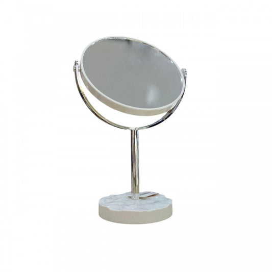 MIROIR ROND DE TABLE DOUBLE FACE MIROIR DE BUREAU POUR LE MAQUILLAGE LÈPILLATION ET LE RASAGE
