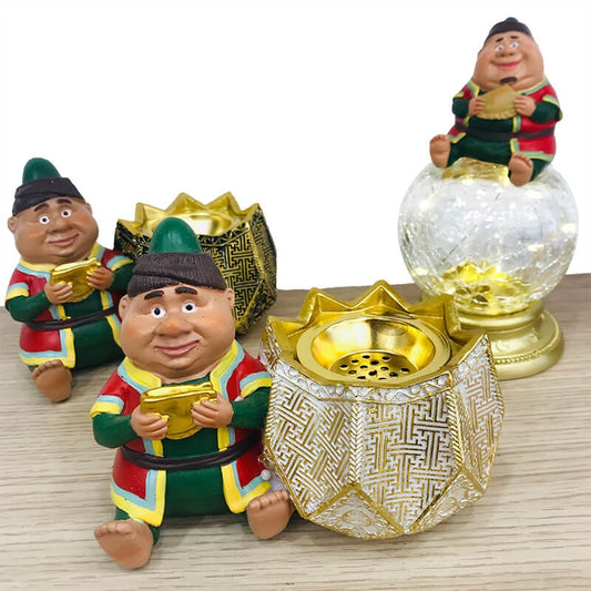 PIECE DECORATIVE EN RESINE -FANANIS- ENCENSOIR