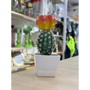 PLANTE DECORATIVE EN CERAMIQUE 20CM