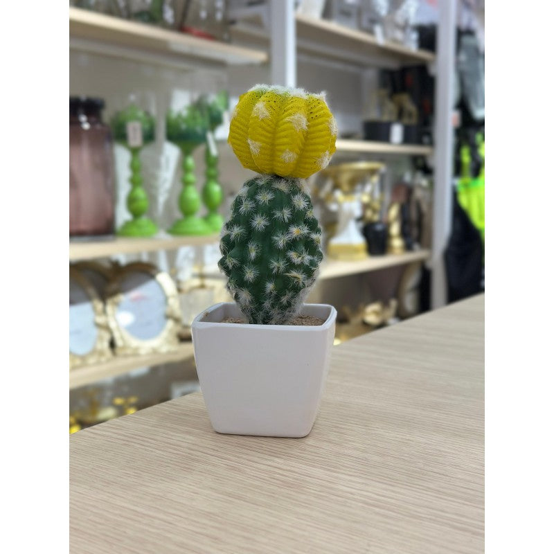 PLANTE DECORATIVE EN CERAMIQUE 20CM