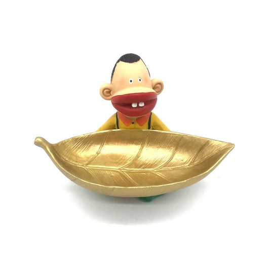 PLATEAU AVEC PIECE DECORATIVE EN RESINE -RAMADHAN-