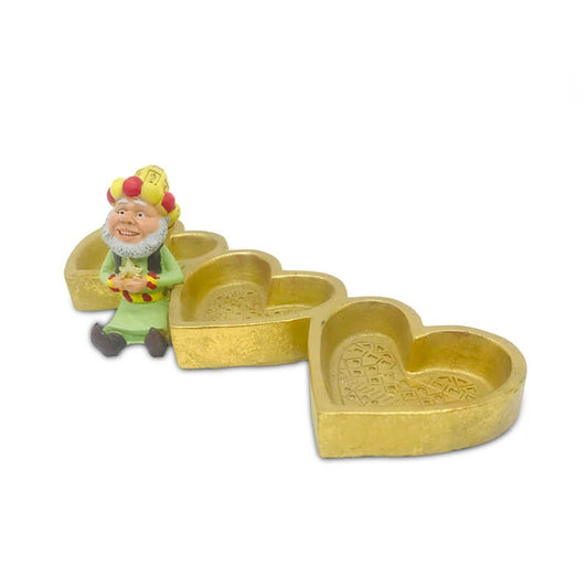 PLATEAU AVEC PIECE DECORATIVE EN RESINE - RAMADHAN-