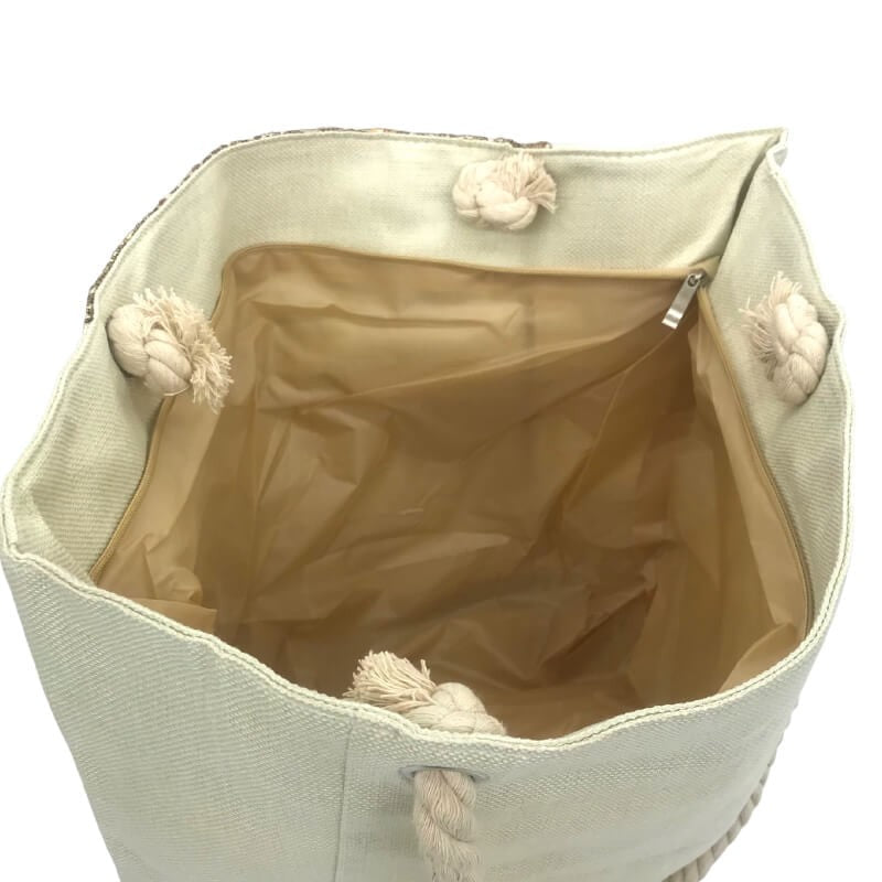 SAC DE PLAGE A PAILLETTES