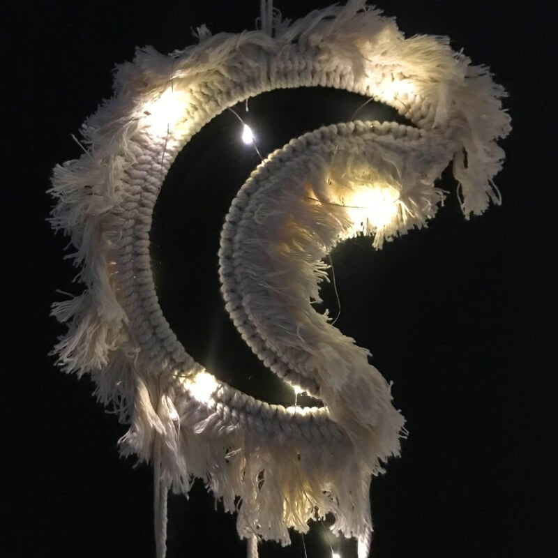 ATTRAPE REVE MACRAME -55CM x 22CM-