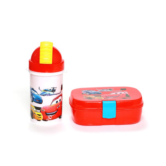 BOITE & BOUTEILLE ALIMENTAIRES EN PVC ASPECT CARS TEAM -375ML-