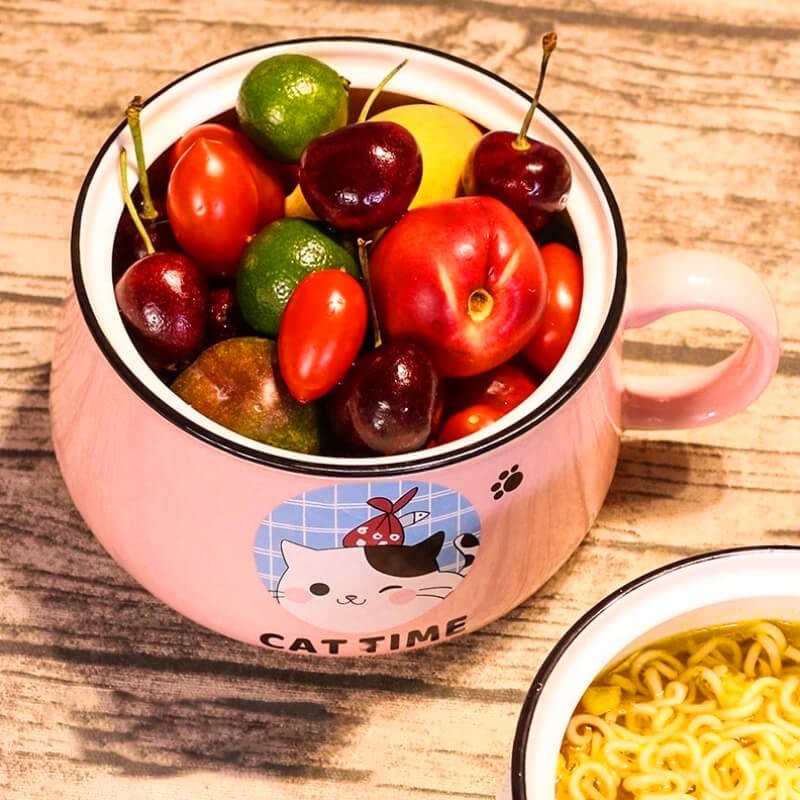 BOL AVEC COUVERCLE EN CERAMIQUE POUR ENFANT