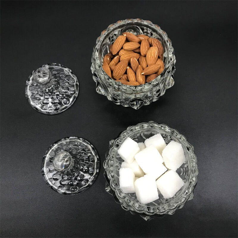 BONBONNIERE EN VERRE -7.5CM x 12CM-