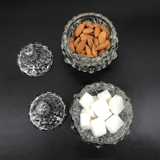 BONBONNIERE EN VERRE -7.5CM x 12CM-