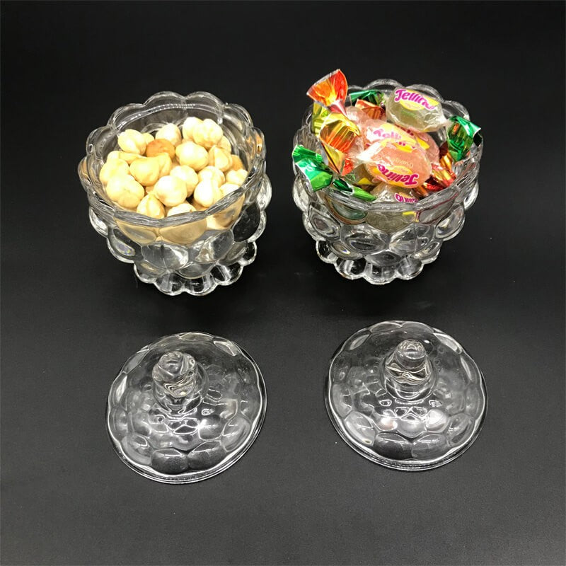 BONBONNIERE EN VERRE -8.5CM x 12CM-