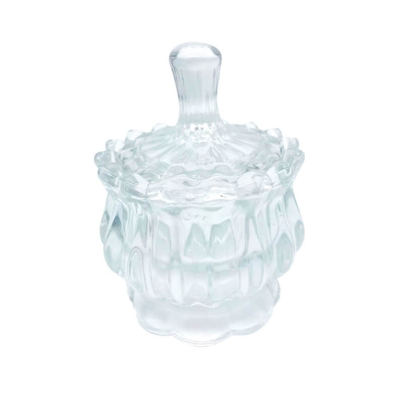 BONBONNIERE EN VERRE -8CM x 12CM-