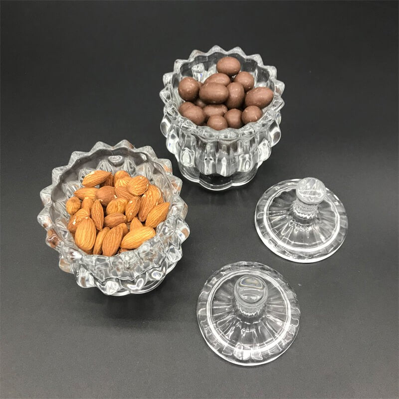 BONBONNIERE EN VERRE -8CM x 12CM-