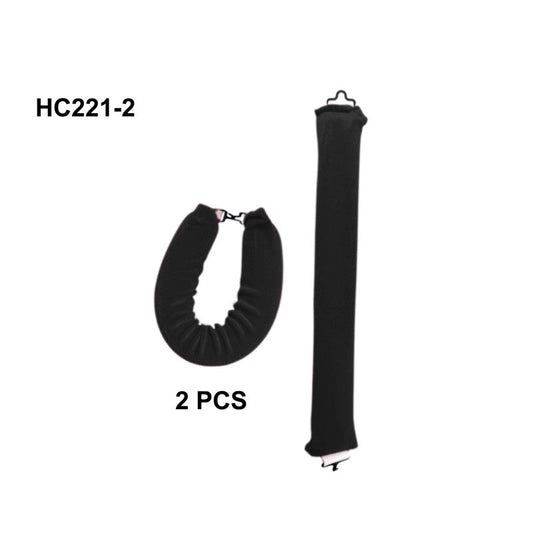 Lot de 2 Rouleau Cheveux Boucle Sans Chaleur