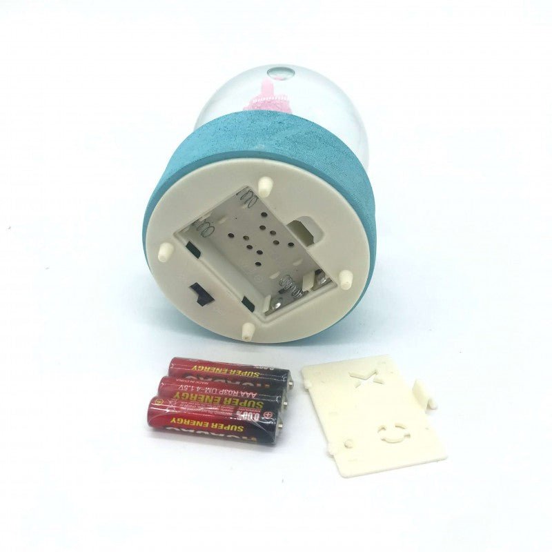 BOULE DE NEIGE AVEC MOTIF DEUX BÉBÉS