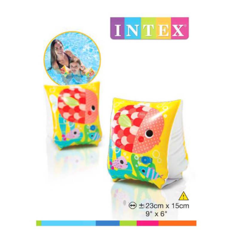 BRASSARD GONFLABLE INTEX MOTIF POISSON