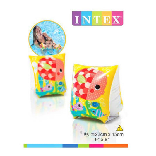 BRASSARD GONFLABLE INTEX MOTIF POISSON