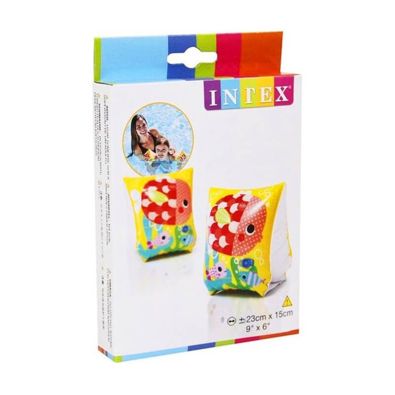 BRASSARD GONFLABLE INTEX MOTIF POISSON