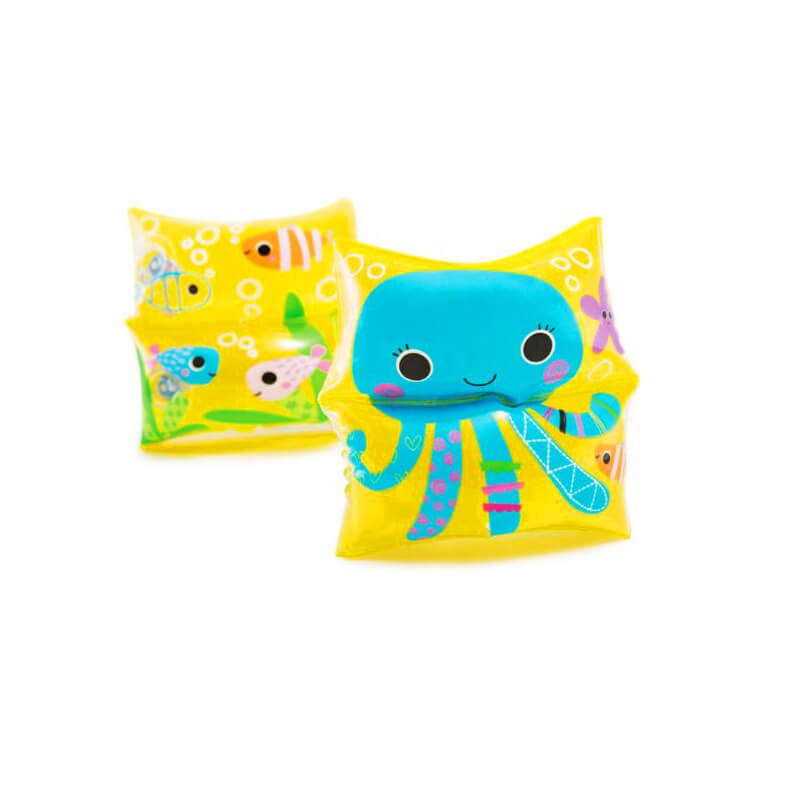 BRASSARD GONFLABLE INTEX MOTIF POULPE
