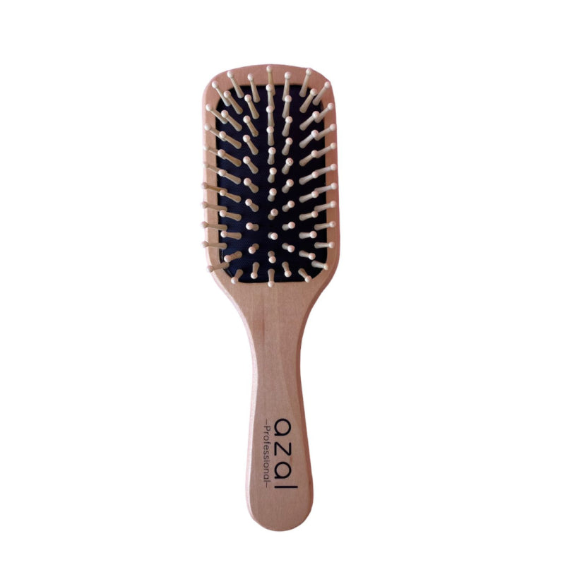 Brosse Cheveux En Bois Carré Petit Modèle