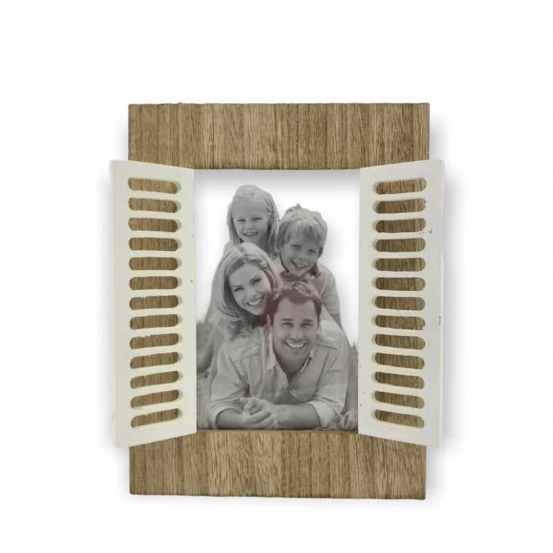 CADRE PHOTO EN BOIS AVEC FENETRE