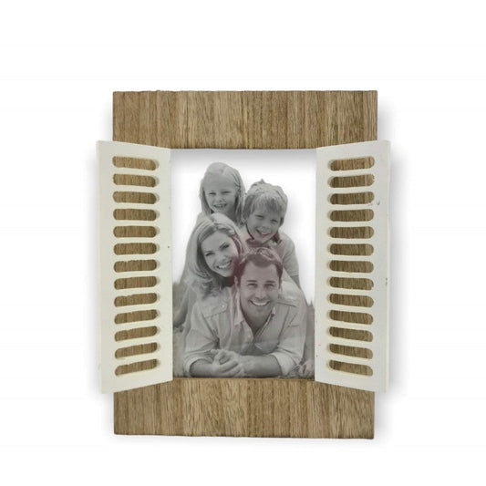 CADRE PHOTO EN BOIS AVEC FENETRE