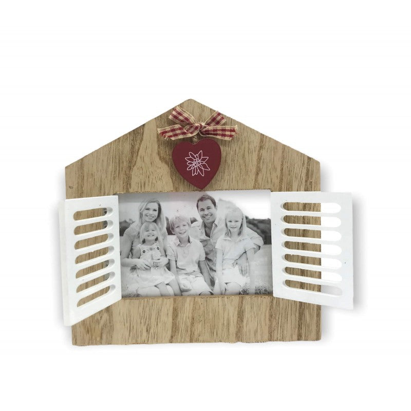 CADRE PHOTO EN BOIS AVEC FENETRE