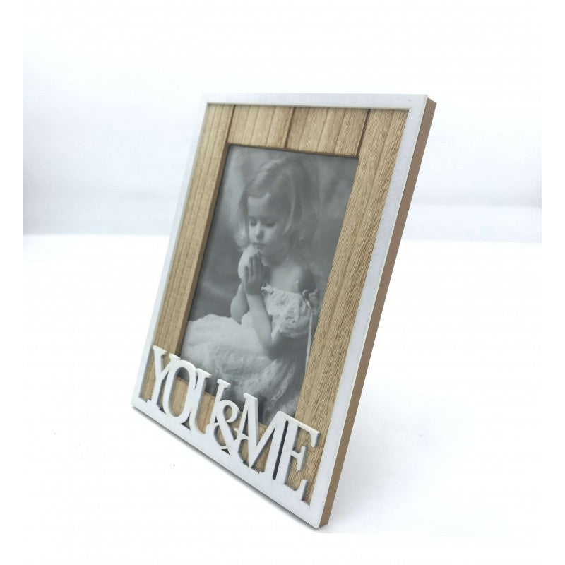 CADRE PHOTO EN BOIS *YOU & ME*