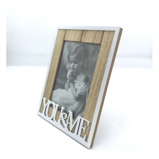 CADRE PHOTO EN BOIS *YOU & ME*