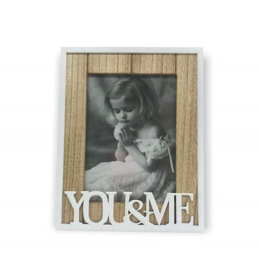 CADRE PHOTO EN BOIS *YOU & ME*