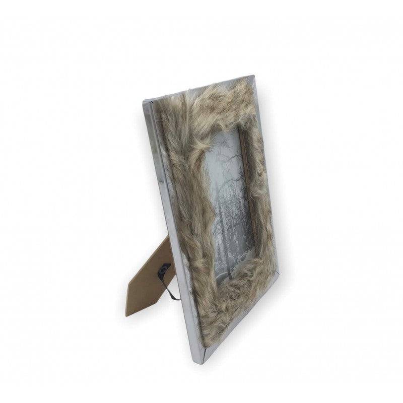 CADRE PHOTO EN FOURRURE