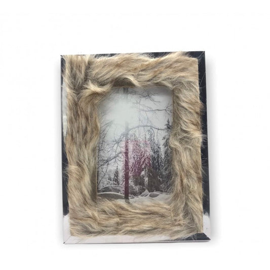 CADRE PHOTO EN FOURRURE