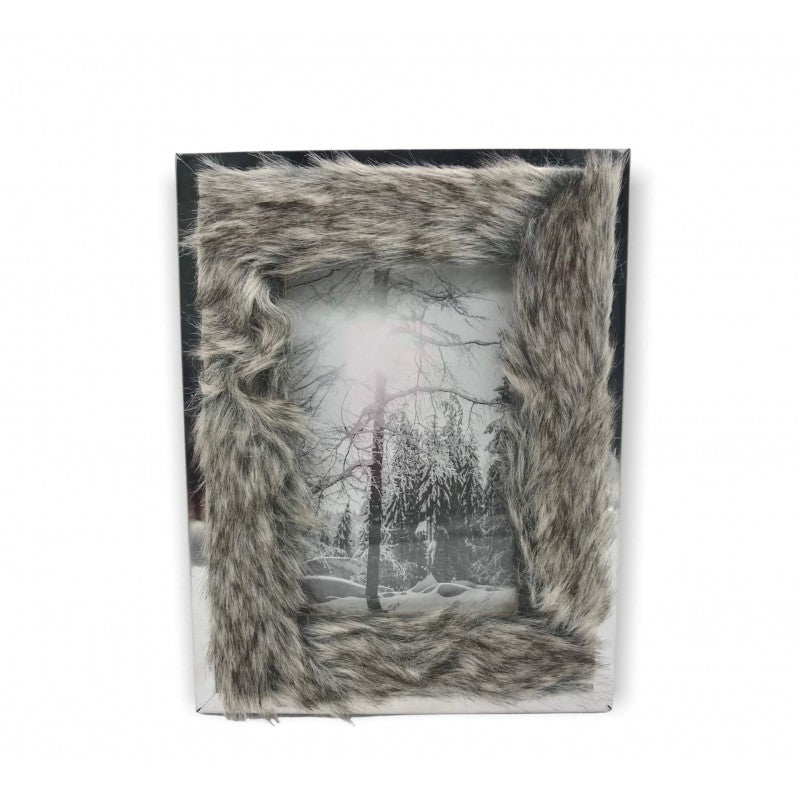 CADRE PHOTO EN FOURRURE