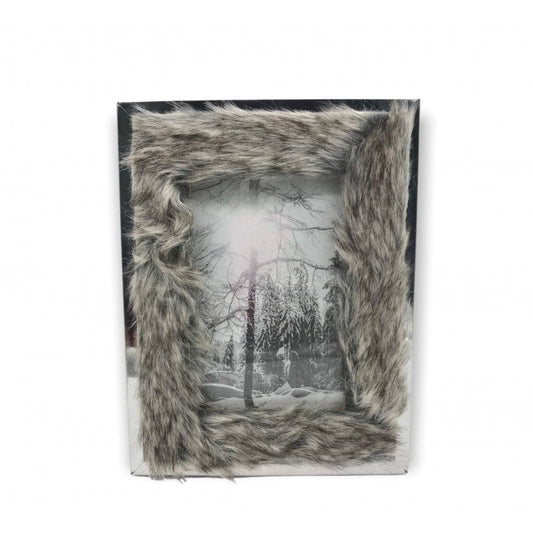 CADRE PHOTO EN FOURRURE