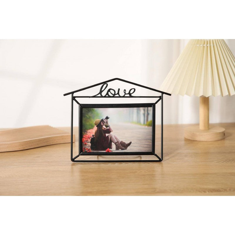 CADRE PHOTO EN METAL NOIR