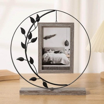CADRE PHOTO EN METAL NOIR