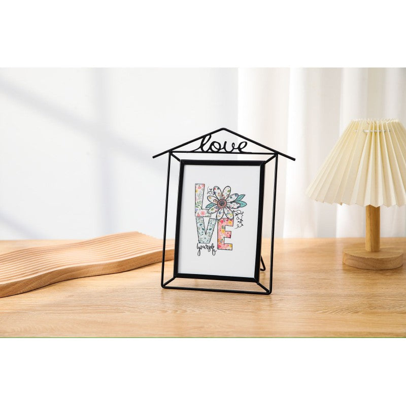 CADRE PHOTO EN METAL NOIR