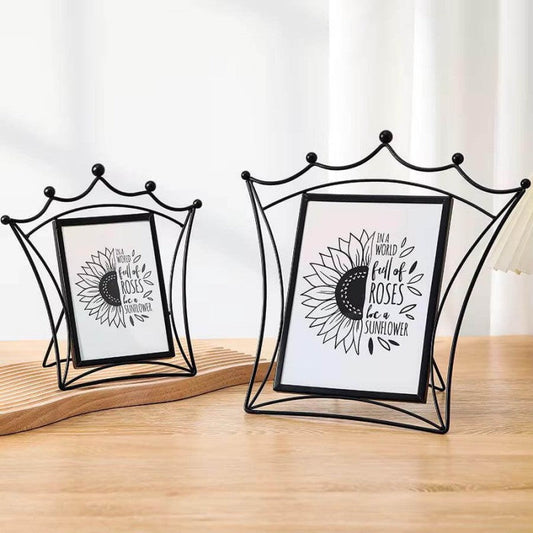 CADRE PHOTO EN METAL NOIR