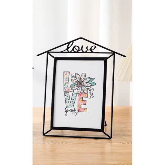 CADRE PHOTO EN METAL NOIR